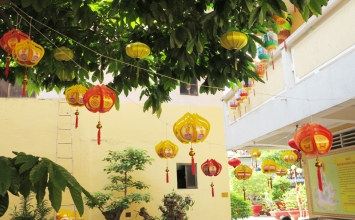 Công tác chuẩn bị đại lễ Phật đản PL2560 tại chùa Bửu Đà